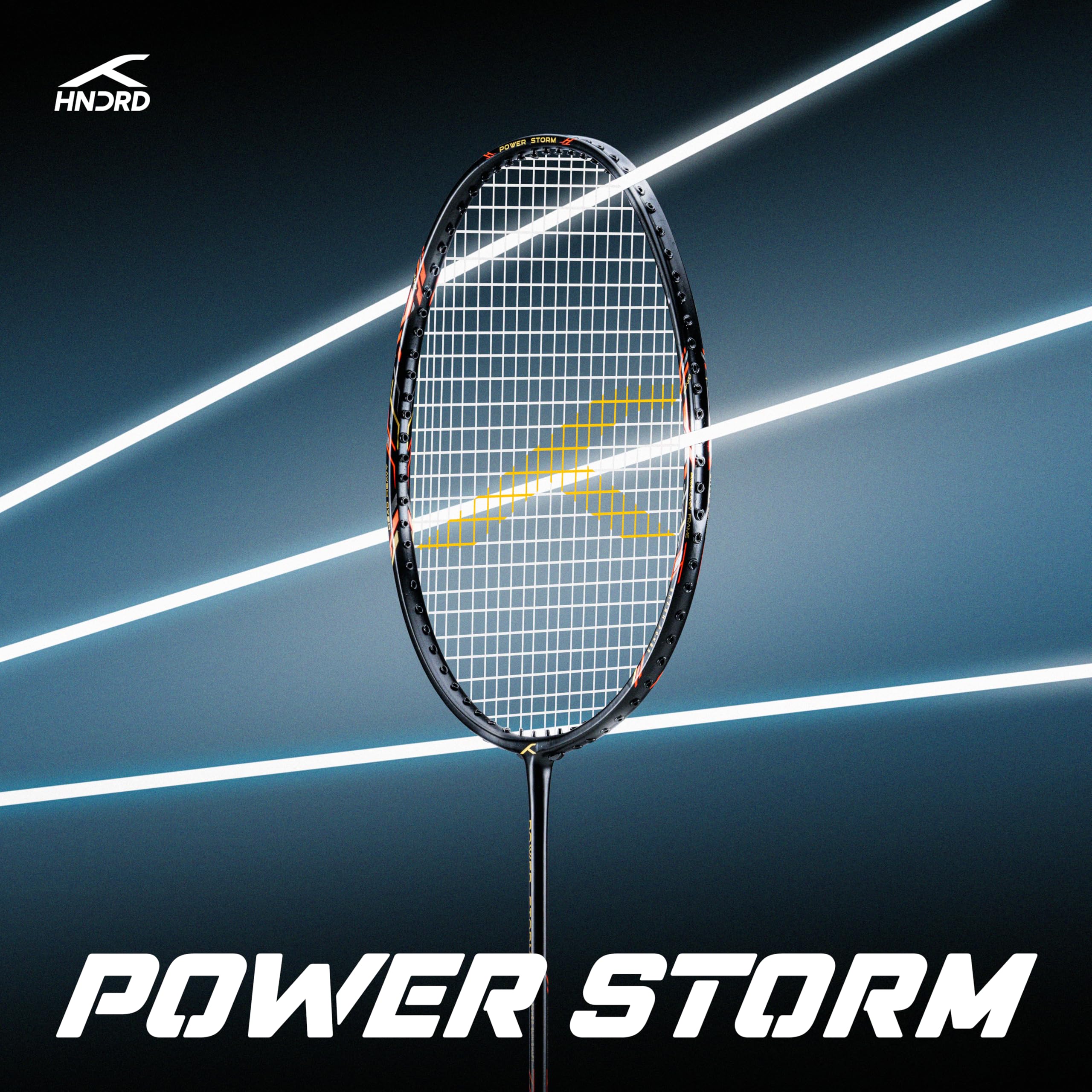 Buy Hundred Power Storm Badminton Racket | Head Heavy Balance